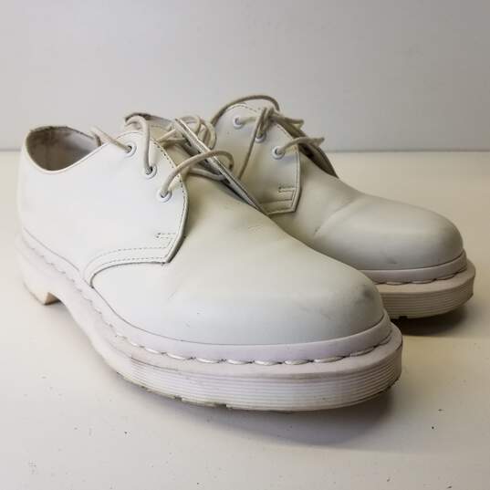 Dr. Martens Leather 1461 Mono Lace Up Shoes White 6 image number 3