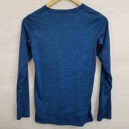 Patagonia blue heathered long sleeve base layer top XS