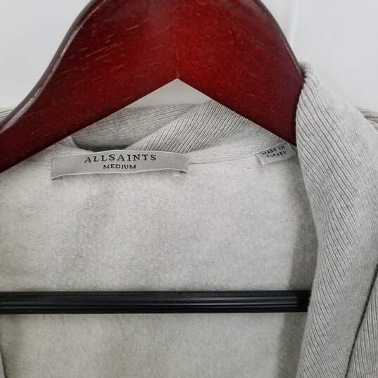 AllSaints Grey Cardigan Size Medium image number 2