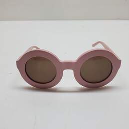 Wildfox Twiggy Pink Round Sunglasses
