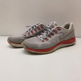 Nike Lunarglide 4 Men's Gray and Red Sneaker US 12