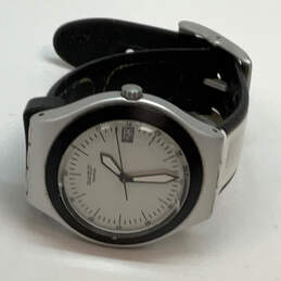 Designer Swatch Irony Stainless Steel Round Dial Quartz Analog Wristwatch alternative image