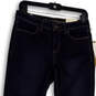 NWT Womens Blue Denim Dark Wash Mid-Rise Pockets Jegging Jeans Size 6S image number 3