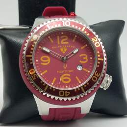 Swiss Legend Neptune 52mm 10 ATM WR Red Unisex Watch 182g