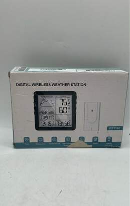 Wittime WT2180 Digital Outdoor Black Hygrometer Weather Station Not Tested