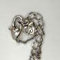 Designer Brighton Silver-Tone Lobster Clasp Link Chain Pendant Necklace image number 4