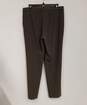 Womens Brown Flat Front Slash Pockets Straight Leg Dress Pants Size 8 image number 2