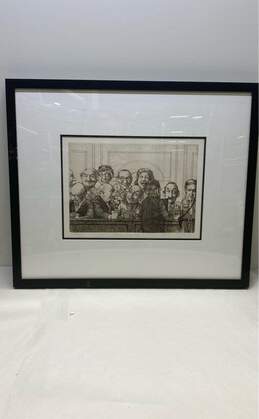 Charles Bragg Limited Edition Closing Argument Print Signed. Matted & Framed
