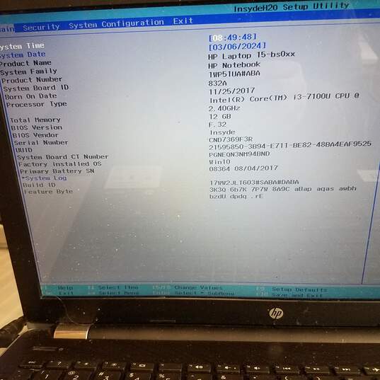 HP 15in Laptop Gray Intel i3-7100U CPU 12GB RAM 1TB HDD image number 9
