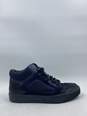 Authentic Lanvin Navy Mid Sneaker M 7 image number 1