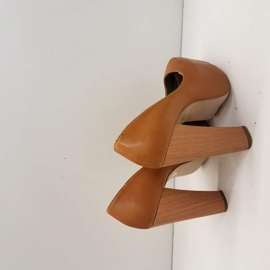 Shoe Republic La Shoes | Chunky Platform Heels | Color: Tan | Size: 5.5 image number 4