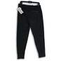 NWT Womens Black Drawstring Slash Pocket Zip Ankle Jogger Pants Size M image number 2