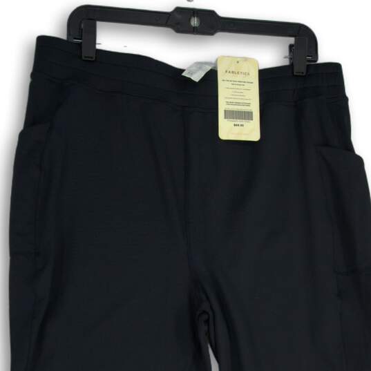 NWT Fabletics Womens Black On-The-Go Cold Weather Pull-On Jogger Pants Size XS image number 3