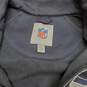Seattle Seahawks NFL Team Apparel Navy Blue 1/4 Zip Pullover Jacket L image number 4