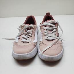 Vans Pink Lace Up Sneakers Womens Size 9.5 alternative image