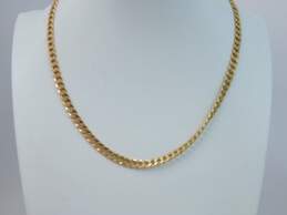 14k Yellow Gold Curb Chain Necklace 10.2g
