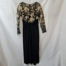 David Meister Blank/Gold Mother of the Groom Dress Sz: 6 with Tags alternative image