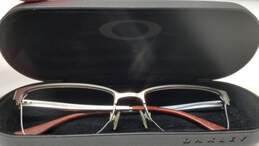 Ralph Lauren Rectangle Eyeglass Frames Silver/Brown alternative image