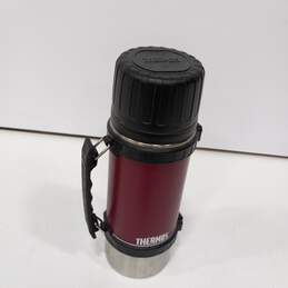 Thermos Red Vacuum Bottle
