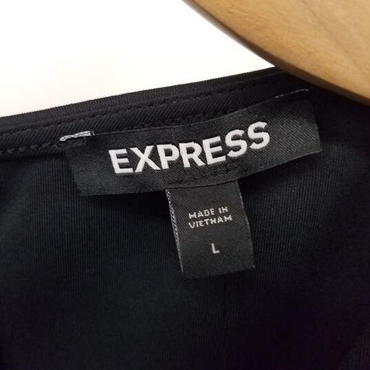 Express Black Sleeveless Dress WM Size L NWT image number 3