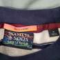 Scotch & Soda WM's Horizontal Blue & Gray Stripe Crewneck Sweater Size M image number 4