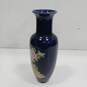 Painted Blue Vase Made in Japan image number 4