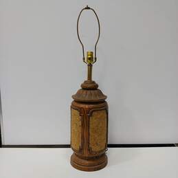 Vintage Wooden Electric Table Lamp