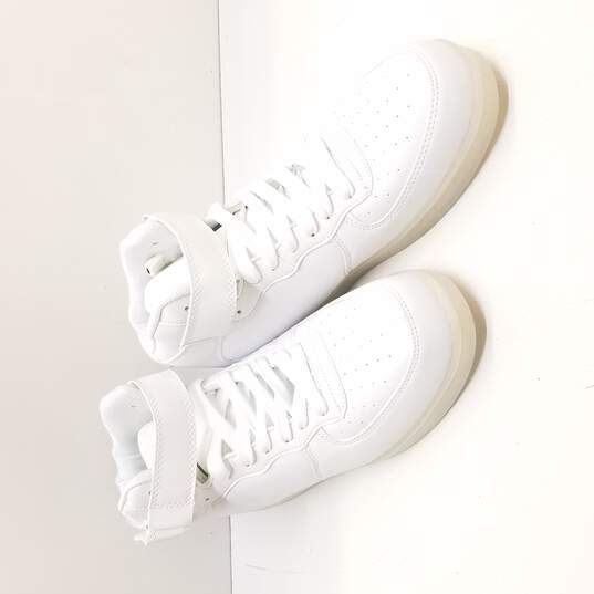 Fashion Q LED Lighting Men Shoes White Size 7.5 image number 3