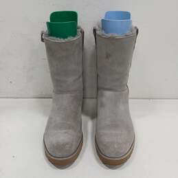 UGG Madison Grommet Wedged Shearling Boots Size 9