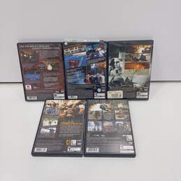 Lot of 5 Assorted PS2 Action Video Games alternative image