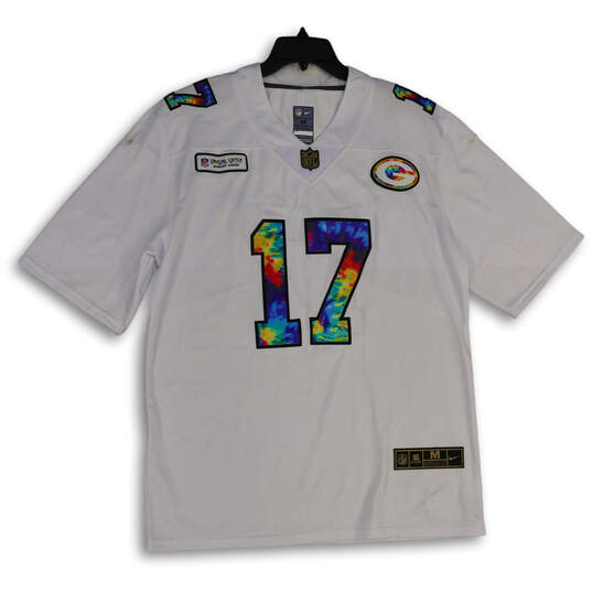 Mens White Dallas Cowboys Adams # 17 Football NFL Jersey Size Medium image number 1