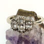 Designer Pandora S925 ALE Sterling Silver Three Stone Band Ring Size 7 image number 4