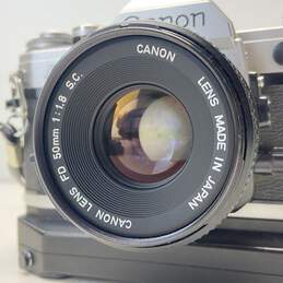 Vintage Canon AE-1 SLR Camera w/ Accessories alternative image