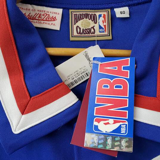 Mitchell & Ness NBA Hardwood Classics Sixers 76ers Short Sleeve Snap Shirt 60 image number 4