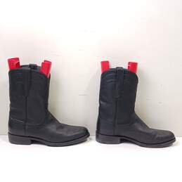 Tecovas Black Leather Boots Size 11D alternative image