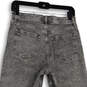 Womens Gray Denim Medium Wash 5-Pocket Design Tapered Leg Jeans Size 4R/27 image number 4