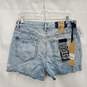 NWT Ksubi WM's High Waisted Distressed Washed Blue Denim Karnage Shorts Size 29 image number 2