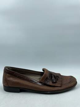 Authentic Bally Fringe Brown Loafers M 10M