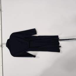 Women’s Tie-Wrap Frill Detail Skater Dress Sz M NWT alternative image