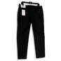 NWT Mens Black Flat Front Slash Pocket Straight Leg Chino Pants Size 36x30 image number 2