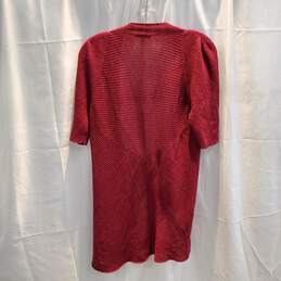 Eileen Fisher Wool Open Front Knit Cardigan Sweater Size XL alternative image