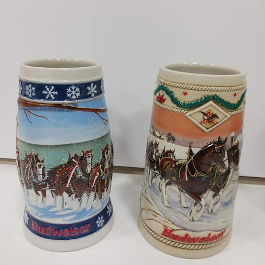 Bundle of Budweiser Holiday Steins image number 2