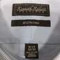 Men's Kenneth Roberts Blue/White Pinstripe Dress Shirt 32/33 16.5  - NWT image number 3