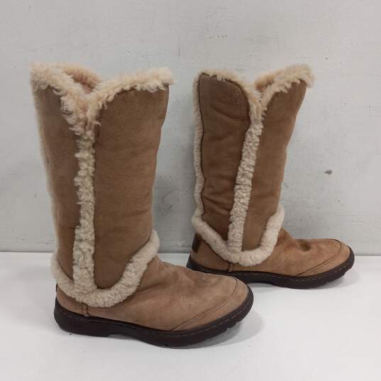 UGG Leather Womens Boots Brown 6 image number 4