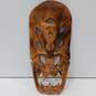 Hand Carved Wooden Decorative Face Mask Wall Decor image number 1