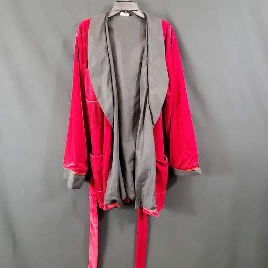 Playboy Unisex Red Robe SZ N/A image number 1