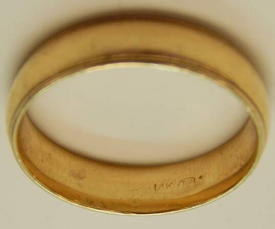 Men's Vintage 14K Yellow Gold Milgrain Wedding Band Ring 8.3g image number 2