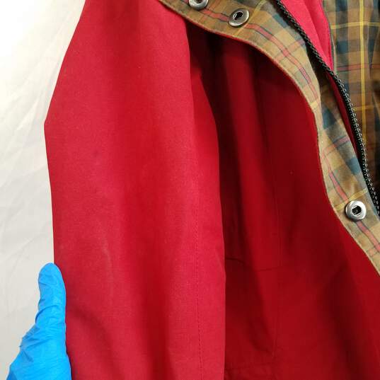Vintage London Fog red field jacket with removable liner L image number 3