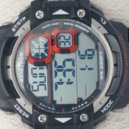Armitron Pro Sport MD13284 Black Chrono Alarm Watch