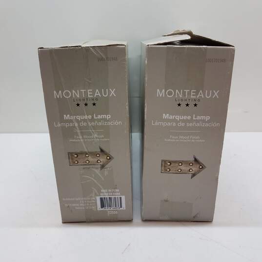 Pair of Moneaux Lighting Arrow Marquee Lamps image number 2